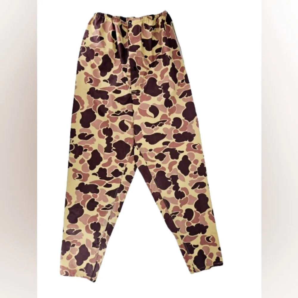 Vintage Gander Mountain Gore Tex Camo Pants USA Hunting Outdoor M Waterproof